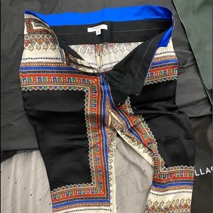 GIVENCHY silk printed pants
